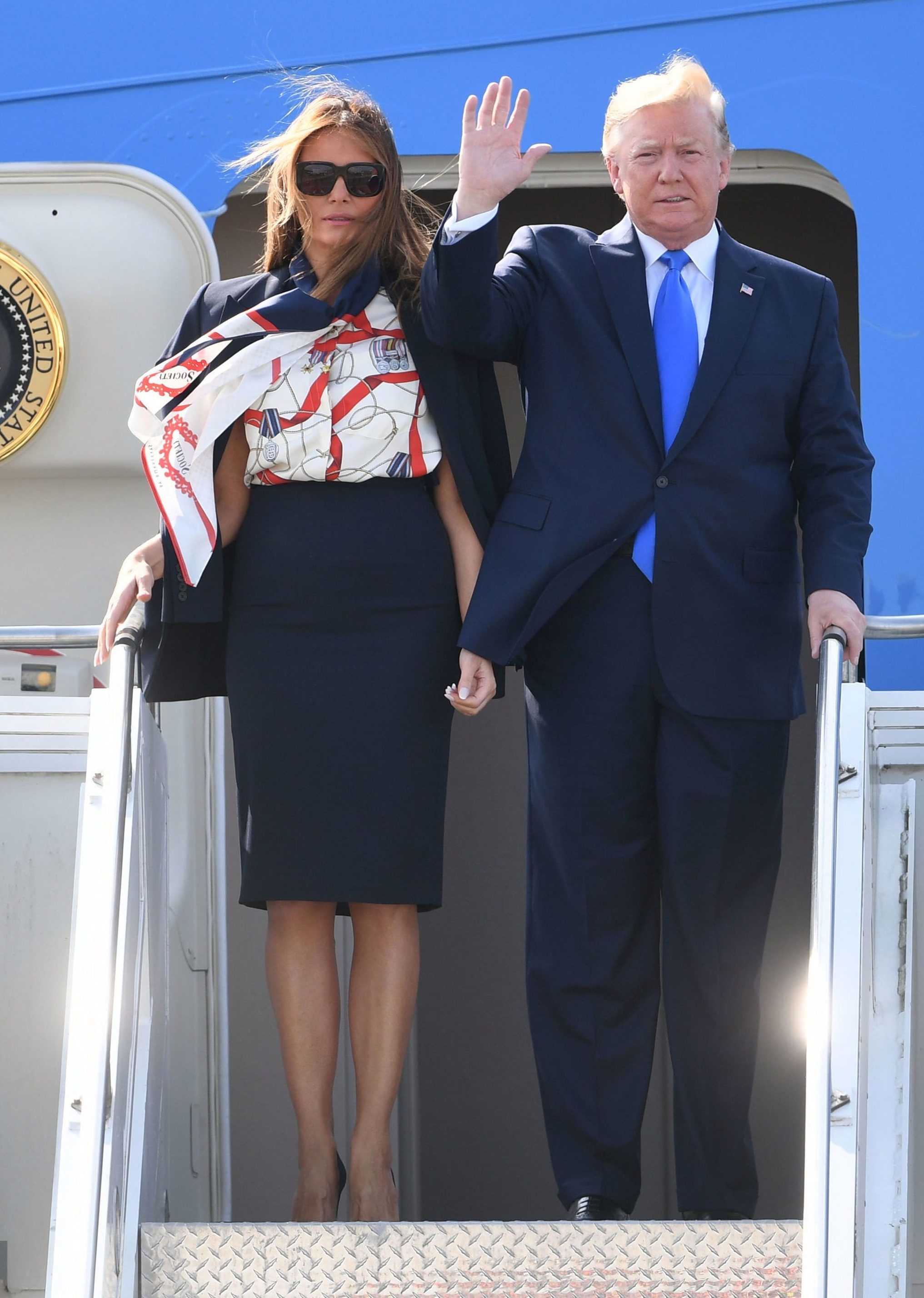 Hvordan Melania Trump erobrede London