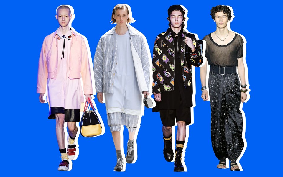 Las tendencias más extrañas de la semana de la moda masculina