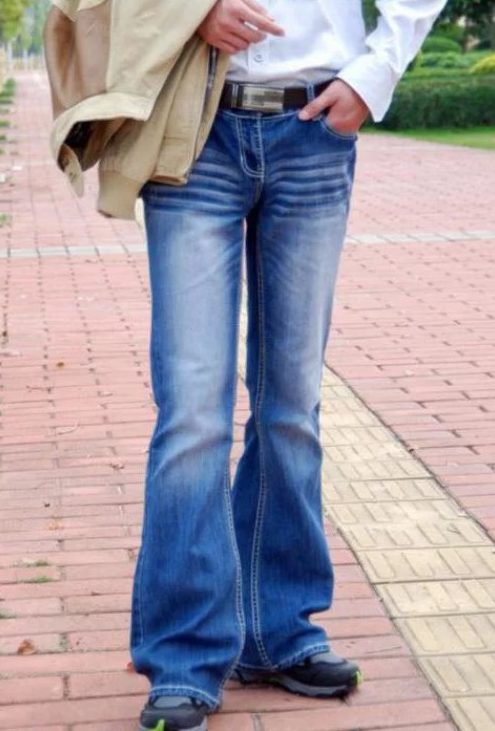 flared jeans