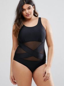 maillot de bain avec maille