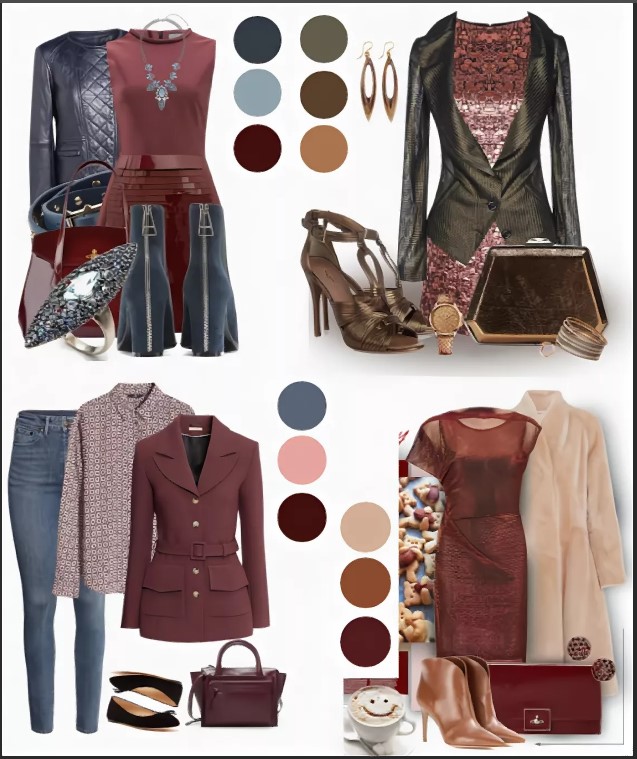 abbigliamento marsala 3