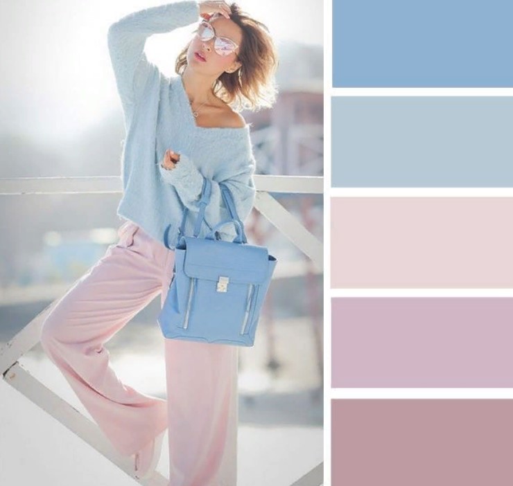 vêtements pastels