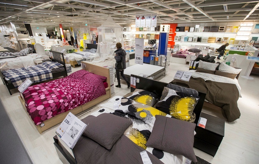 IKEA odjel posteljine