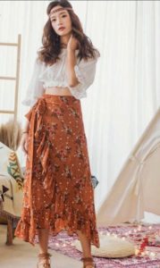 boho skirt