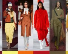 Los colores más de moda del otoño 2019.