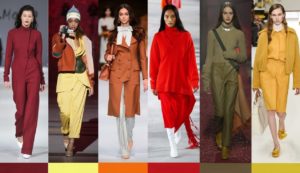 Los colores más de moda del otoño 2019.