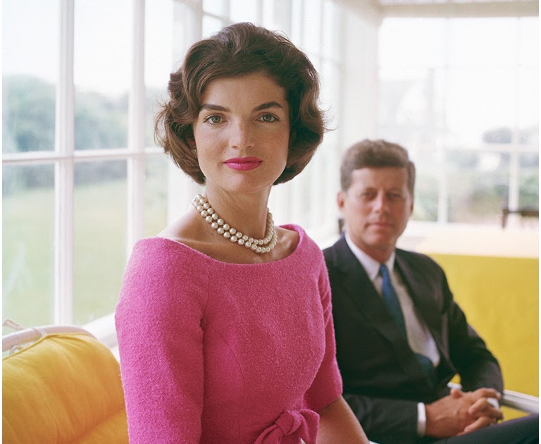 Jacqueline Kennedy with her husband