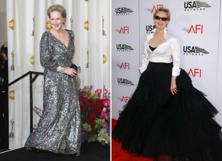 Meryl Streep berskirt penuh