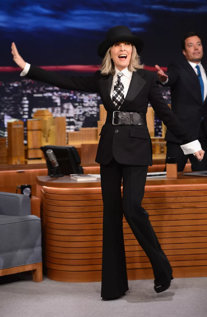 Diane Keaton in broek