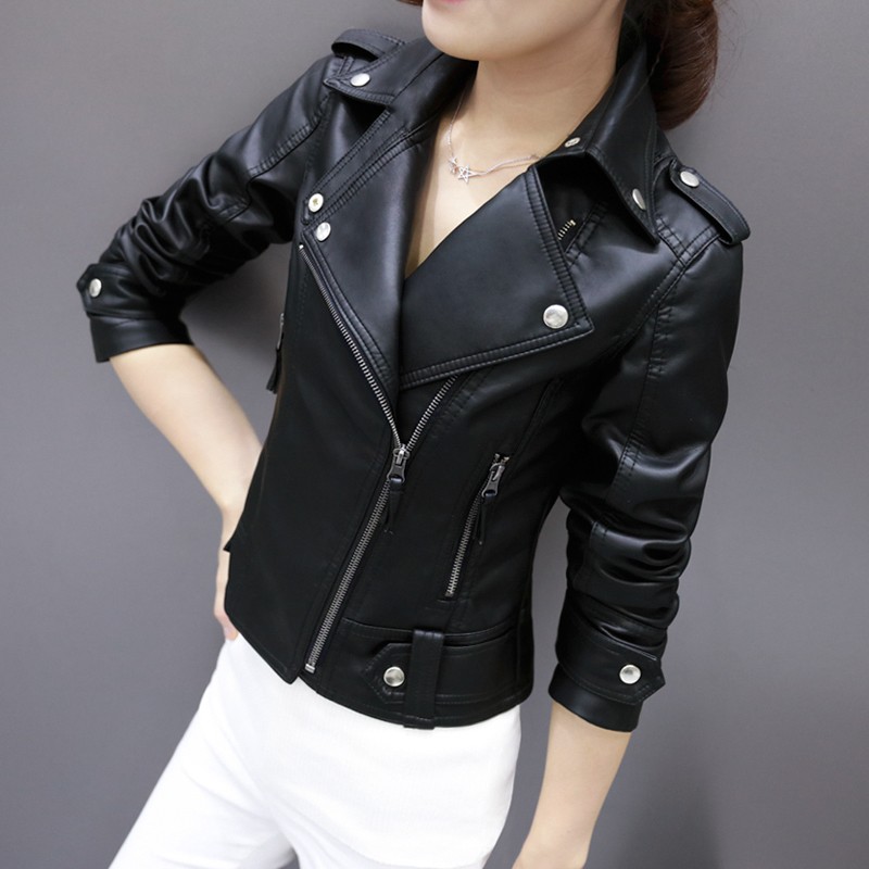 μαύρο biker jacket