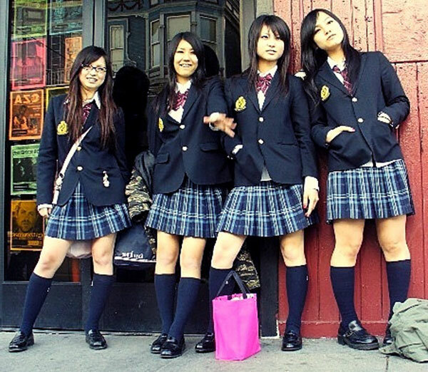 Why are pantyhose banned for Japanese schoolgirls?