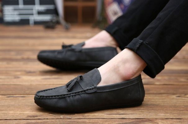 Sokken onder mocassins. Wie draagt ​​dit?