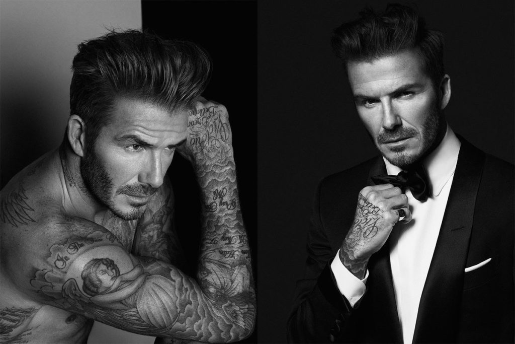 David Beckham as a men's style icon