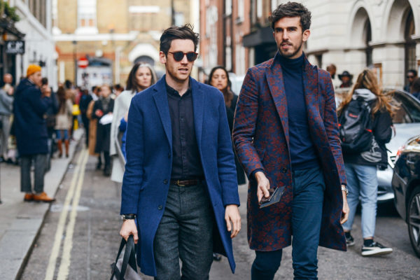 La combinación de colores en ropa para hombre.