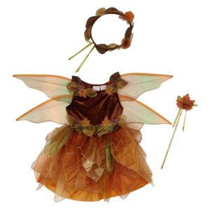 fairy dress, wand at wreath