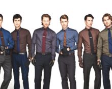 The combination of colors in clothes for men