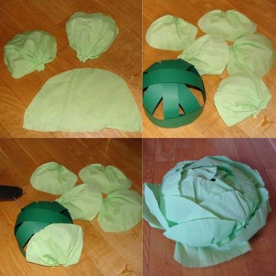 Cabbage costume hat