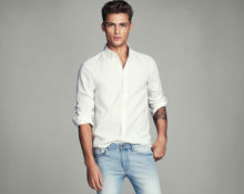 How to combine a shirt and men's jeans