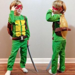 Déguisement de tortue ninja bricolage