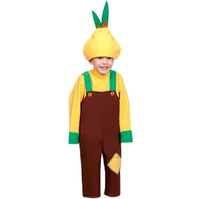 Costume da Cipollino fai da te per bambino