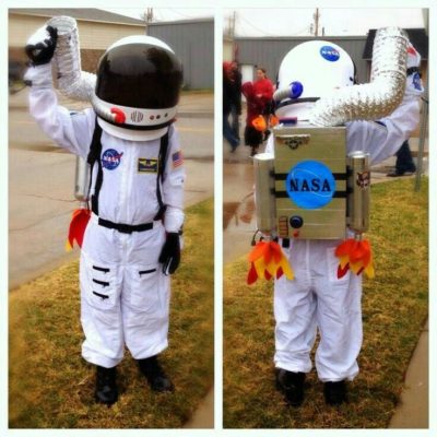 DIY astronaut costume