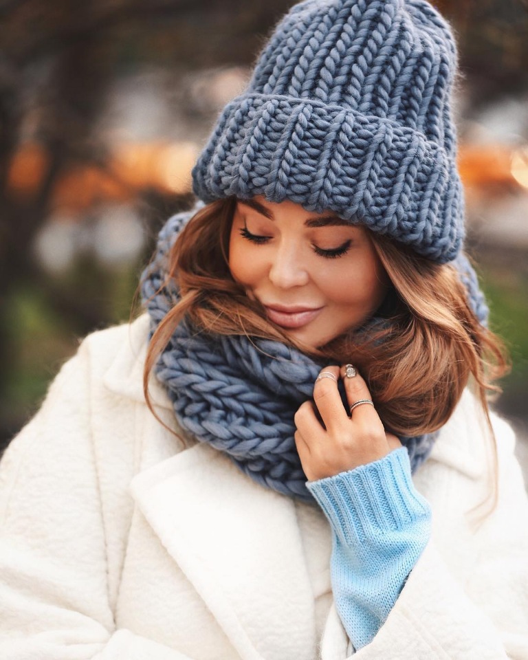 cappello lavorato a maglia