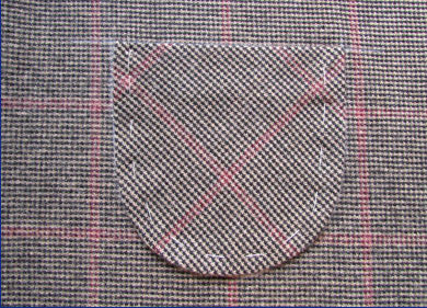 How to sew a patch pocket