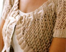 Crochet bolero