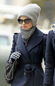 What hats do stars wear in winter?