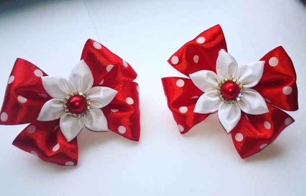 how to make a ribbon hairpin