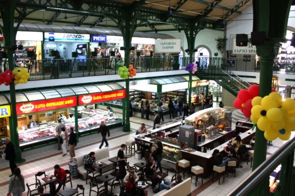 Marché central de Sofia.