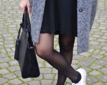 Svarte tights og hvite joggesko: stil eller dårlig smak?