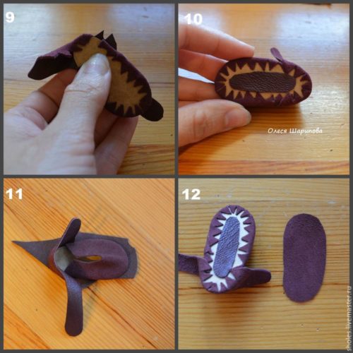 How to make shoes for a doll