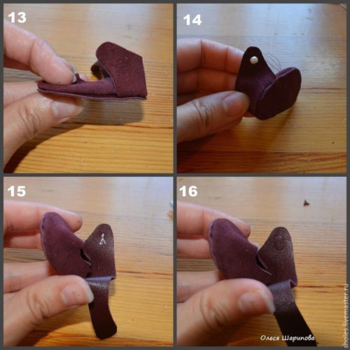 How to make shoes for a doll