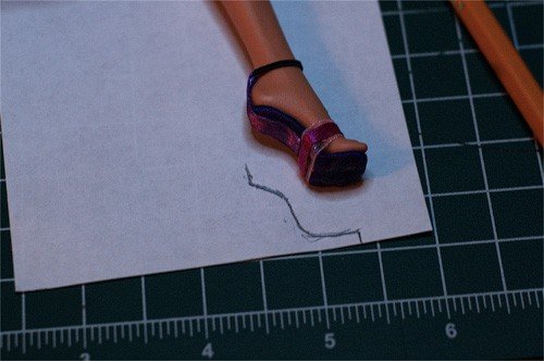 How to make shoes for Barbie