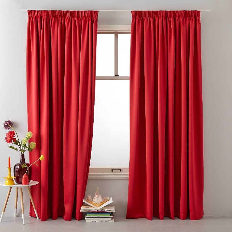 stretch crepe curtains