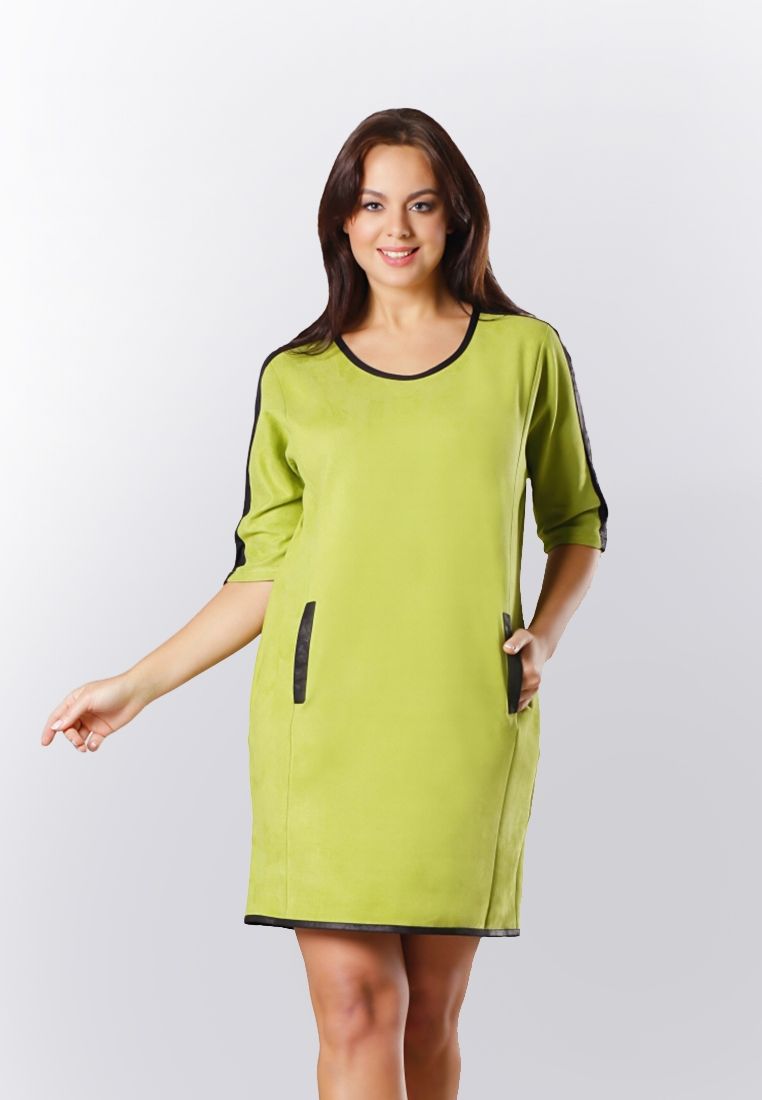 rochie verde spandex