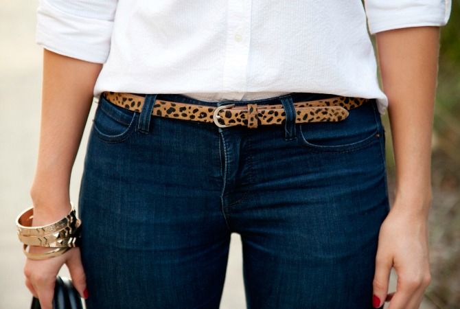 What to wear with a leopard print belt? 3