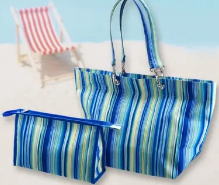 Strandtaschen im maritimen Stil