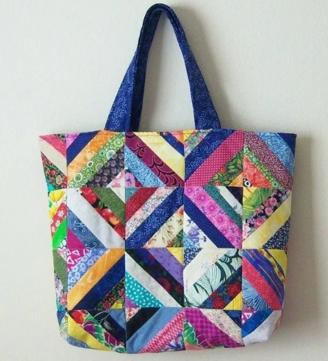 sacs de plage patchwork