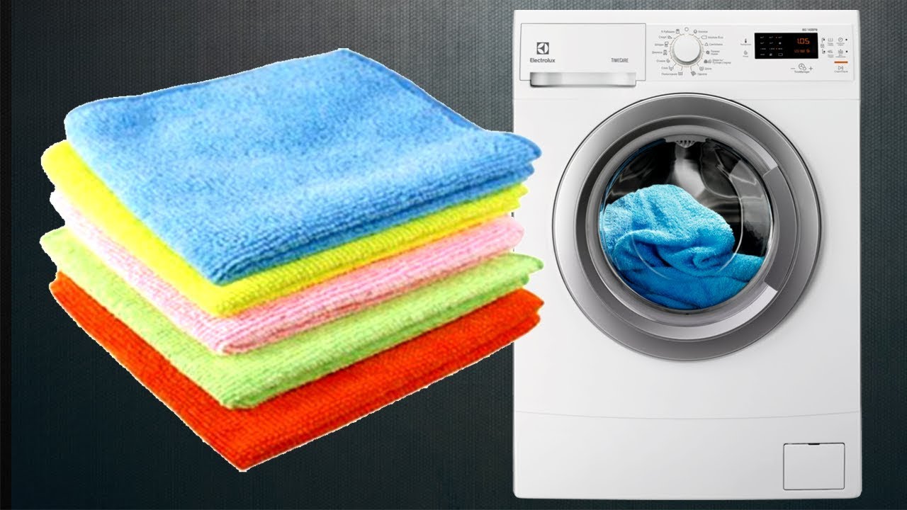 paghuhugas ng mga telang microfiber