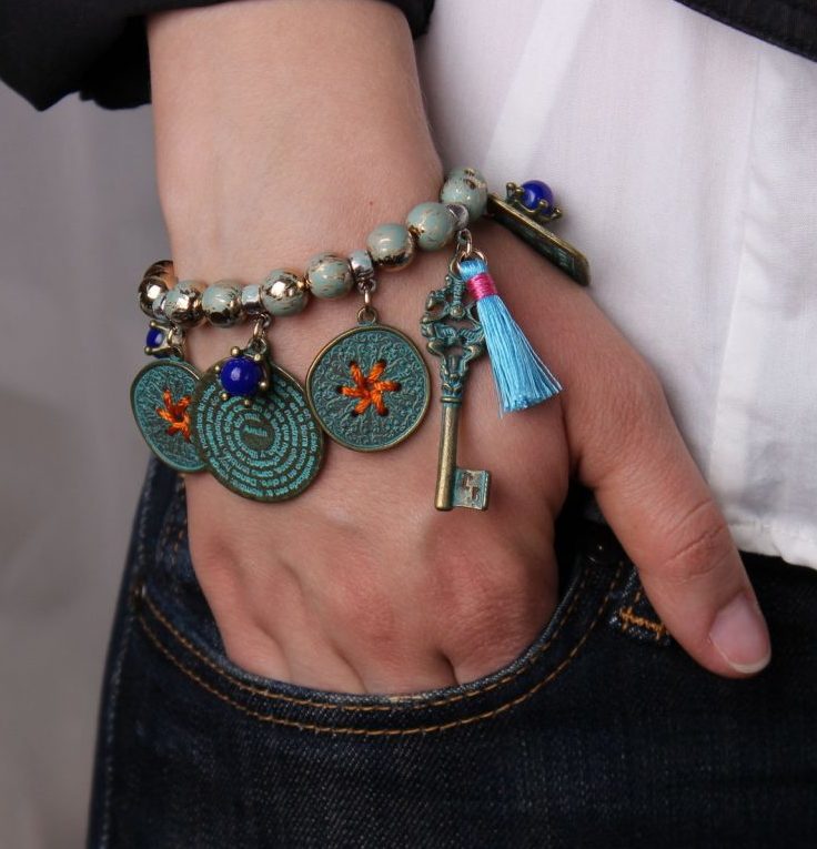 Boho style bracelet.