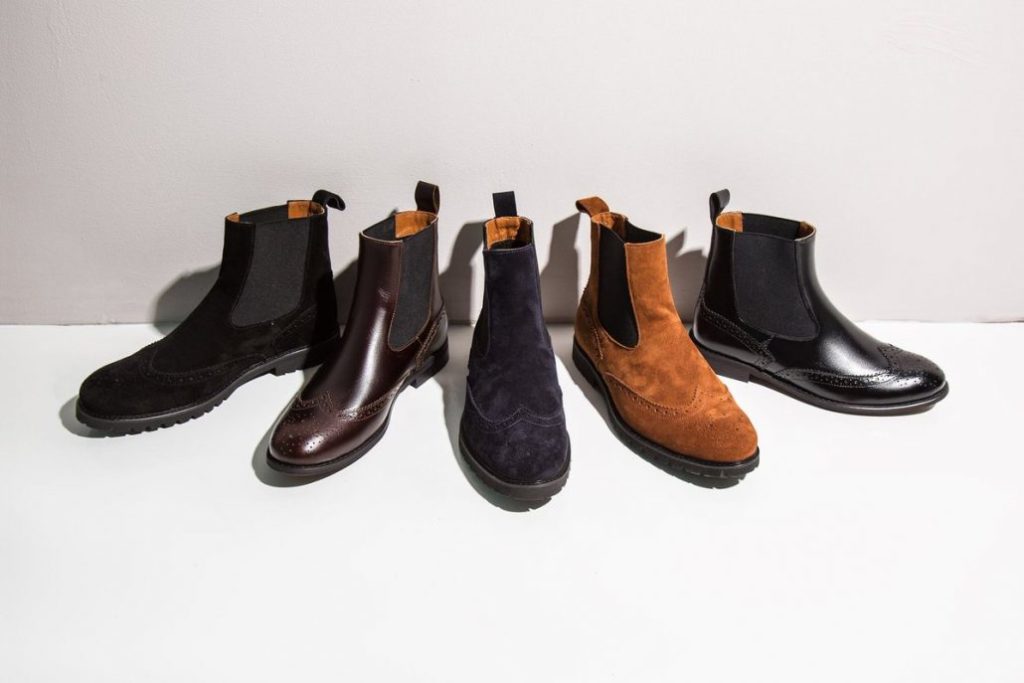 Winter men's Chelsea boots.