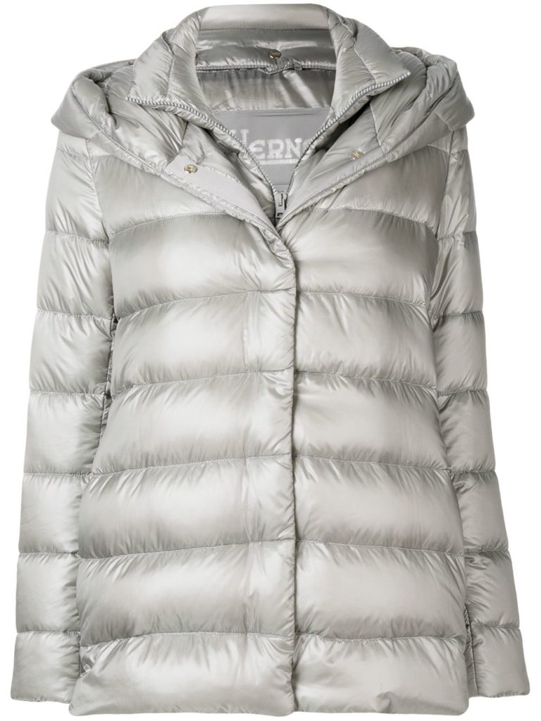 Multilayer down jacket.