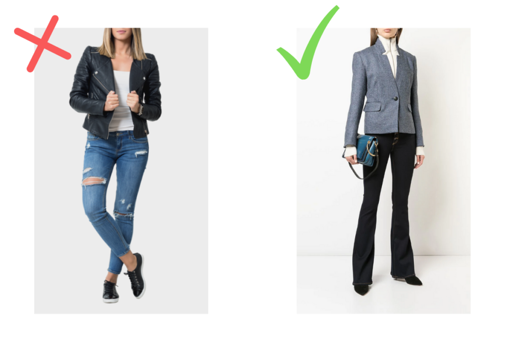 Falha nº 6. Use jeans para trabalhar