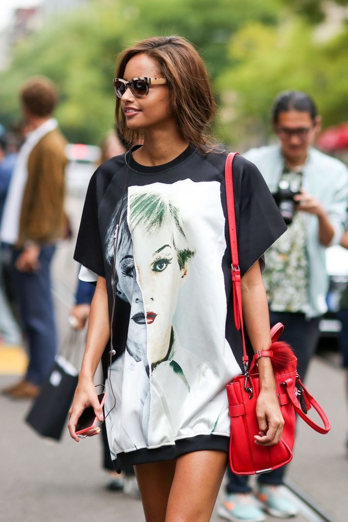 T-shirt dress.