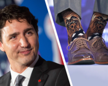 Trudeau and his socks