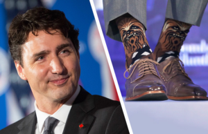 Trudeau ja hänen sukkansa