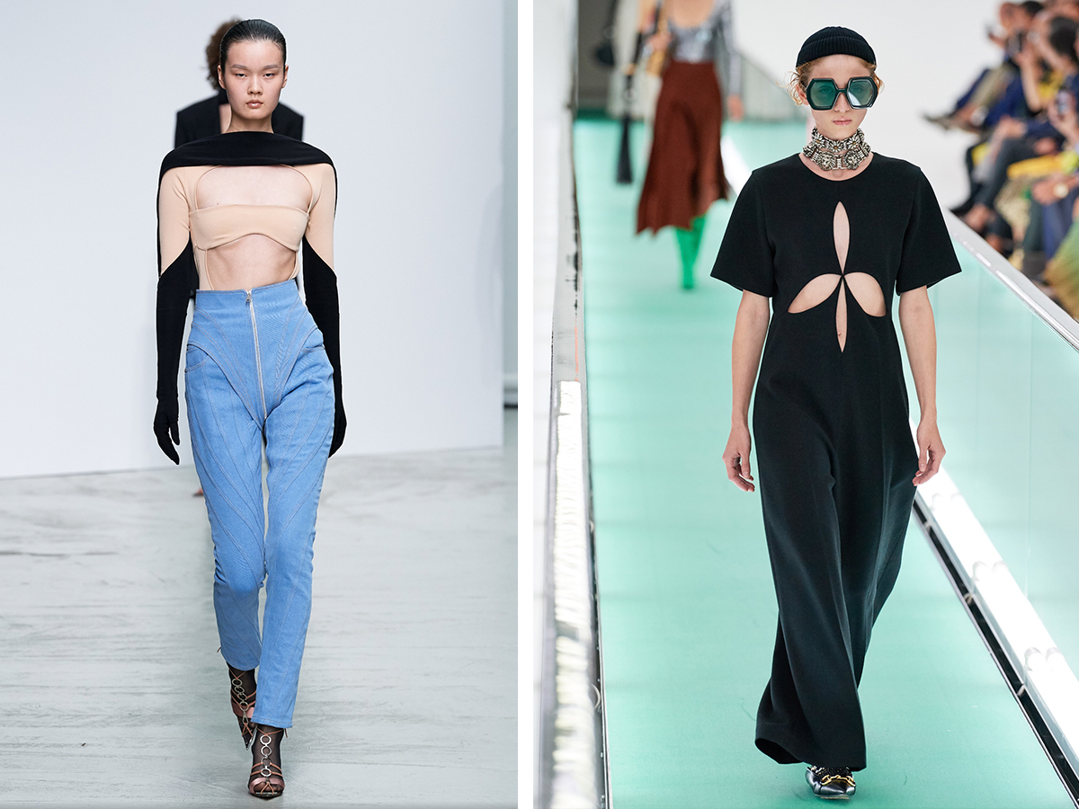 Aberturas y recortes: tendencia de moda 2020