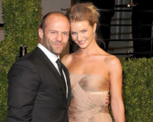 Statham mit seiner Frau